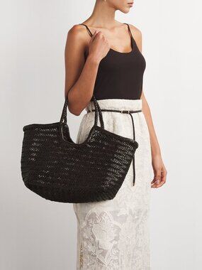 Dragon Diffusion Nantucket Big Dark Brown shopping bag